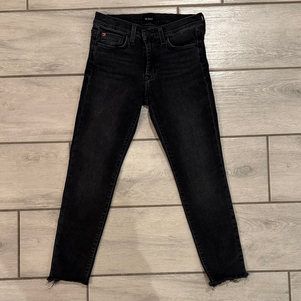 Hudson Jeans Women's Dark Black Ankle Jeans